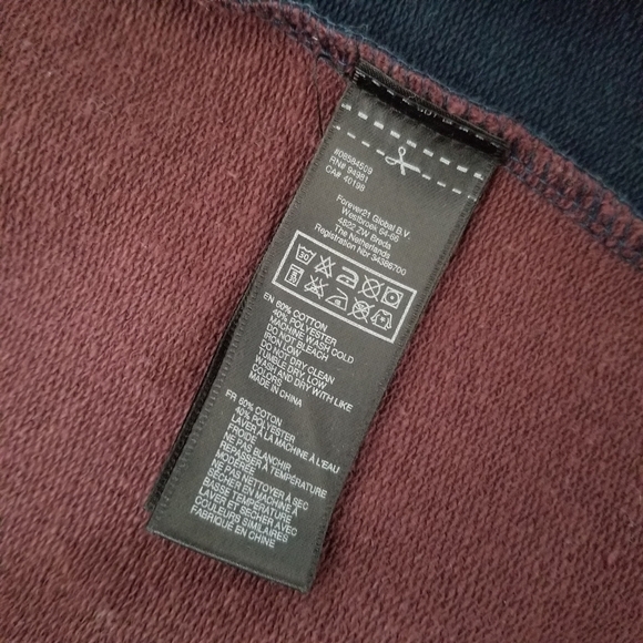 Navy and magenta colourblock cardigan - Picture 6 of 6